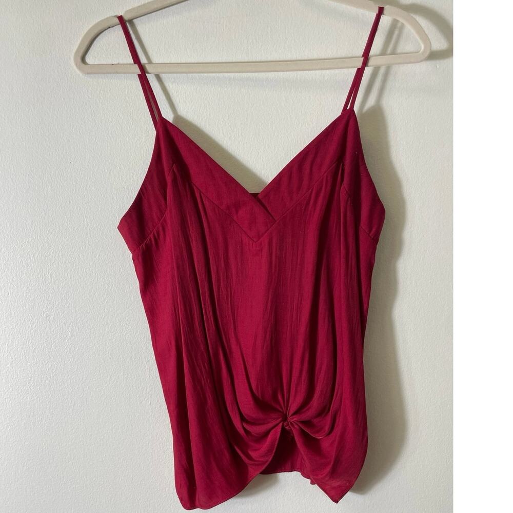Fab'rik Red V-Neck Cami Sz S